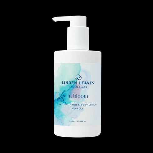 Aqua Lily Hand & Body Lotion 300ml-Linden Leaves-Matakana Pharmacy